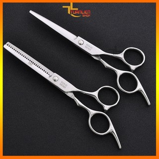 Kéo Cắt Và Tỉa Tóc Cao Cấp VS (Bộ 2 cái) - Kéo Cắt Tóc Gia Đình