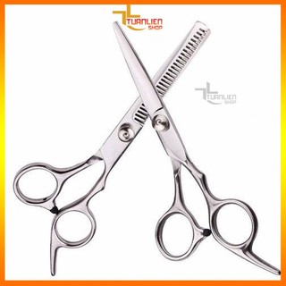 Kéo Cắt Và Tỉa Tóc Cao Cấp VS (Bộ 2 cái) - Kéo Cắt Tóc Gia Đình