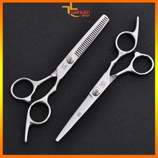 Kéo Cắt Và Tỉa Tóc Cao Cấp VS (Bộ 2 cái) - Kéo Cắt Tóc Gia Đình