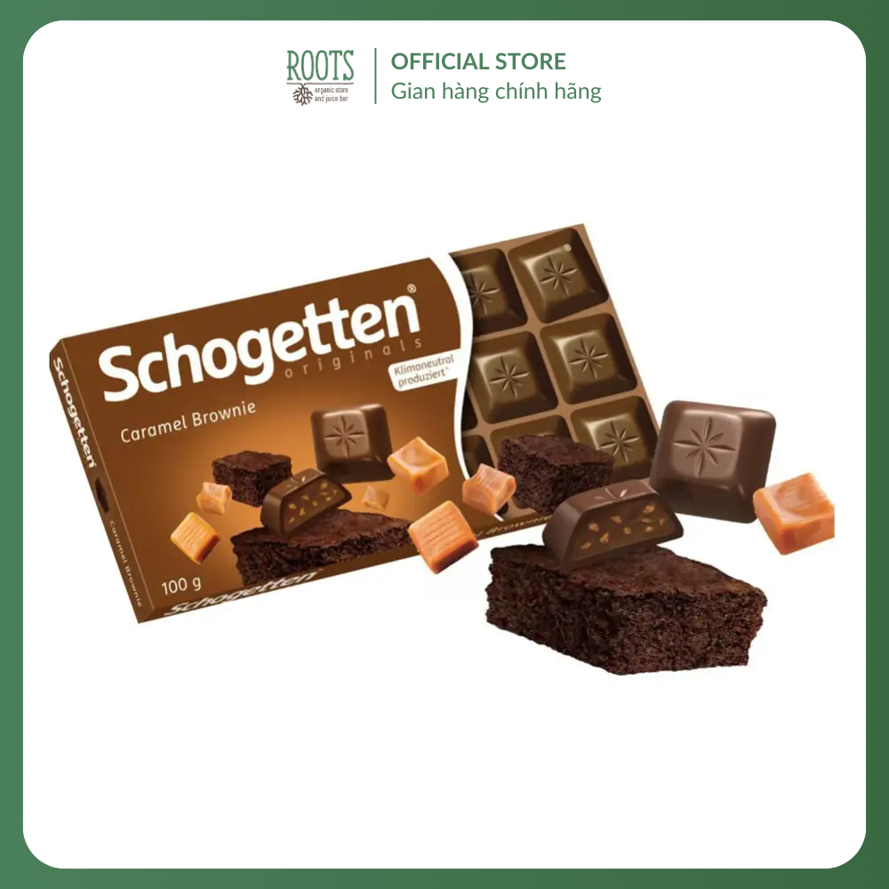 SCHOGETTEN - Socola Nhân Caramen, Caramel Brownie Chocolate (100g)