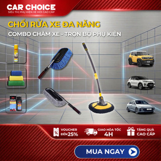 Chổi Lau Rửa Xe Ô Tô Chuyên Dụng Sợi Dầu Cao Cấp Loại Dẹt Dễ Dàng Điều Chỉnh Được Độ Dài