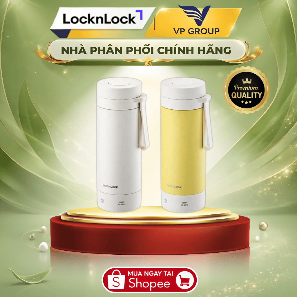 Bình Đun Giữ Nhiệt LocknLock Heating Tumbler EJC723 300ml – Bình Đun Nước Mini Kiêm Giữ Nhiệt Thông 