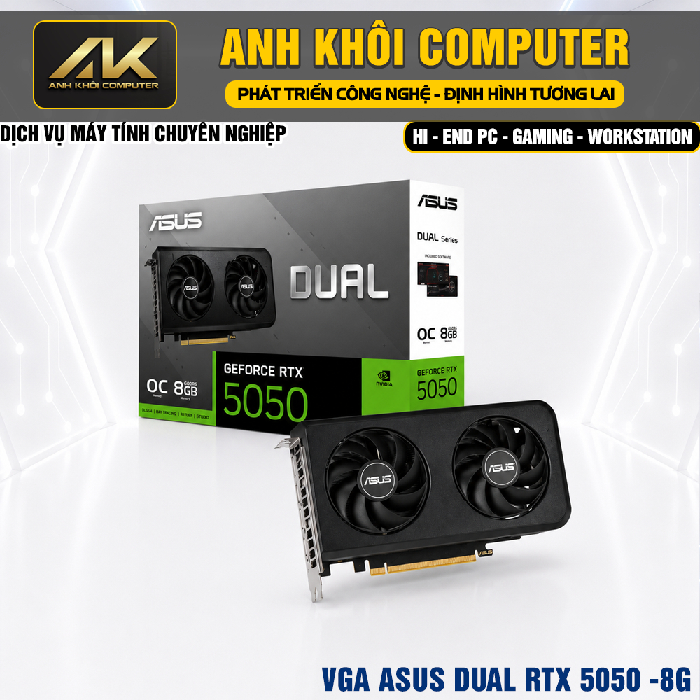 Card màn hình Asus Dual RTX 5050 8GB
