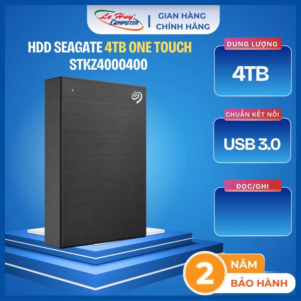 Ổ Cứng Máy Tính HDD 4TB Seagate One Touch STKZ4000400 - Hàng Chính Hãng