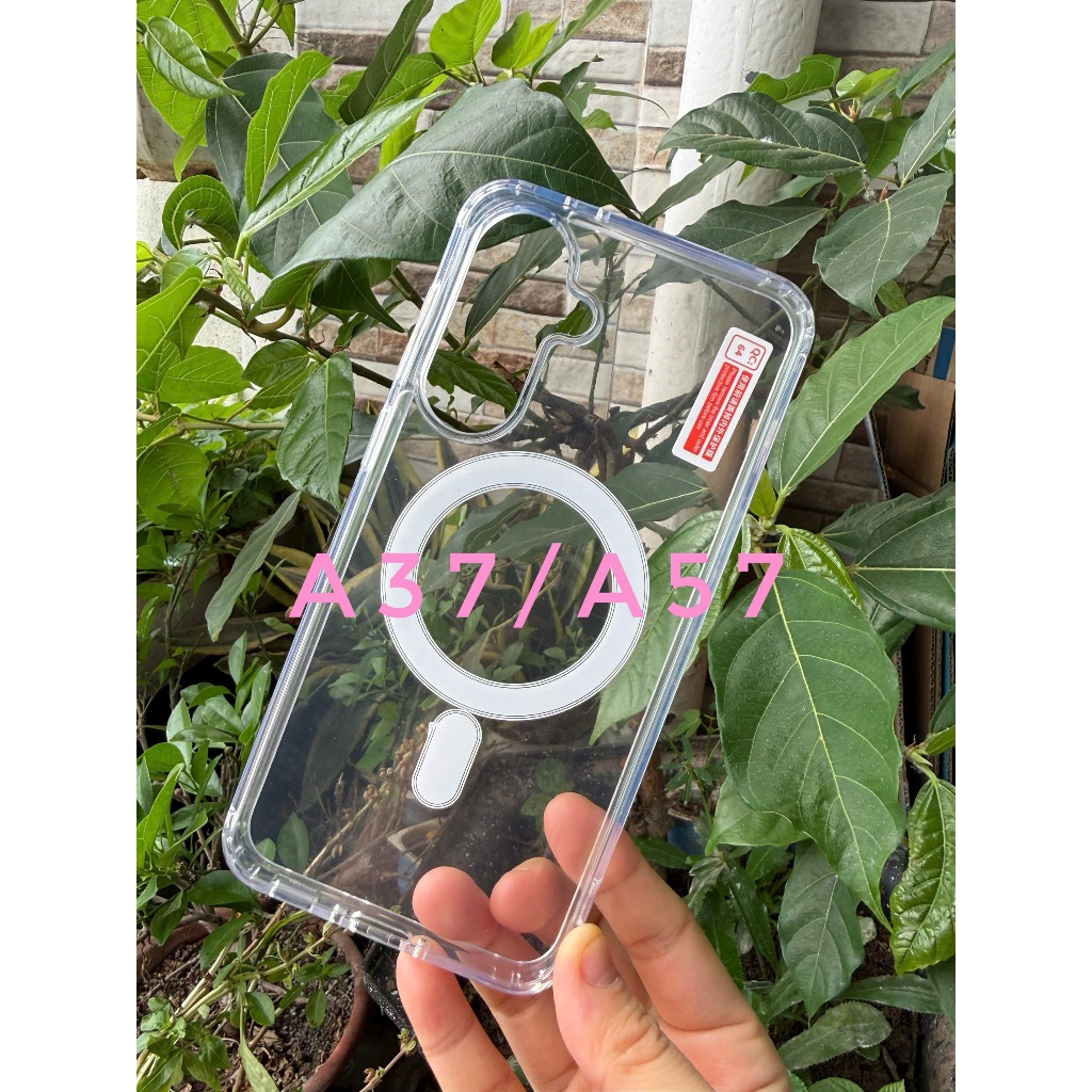 Ốp lưng Samsung Galaxy A57 , A37 Nam Châm HỖ TRỢ SẠC Không Dây (trong suốt)