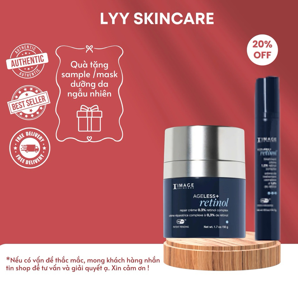 (Kèm Quà) Kem dưỡng IMAGE SKINCARE AGELESS+ RETINOL REPAIR CRÈME 0.3%