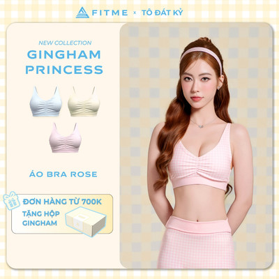 Áo bra tập gym, pilates, yoga nữ Fitme Rosy SL nâng ngực thoáng khí tôn dáng BRSL01