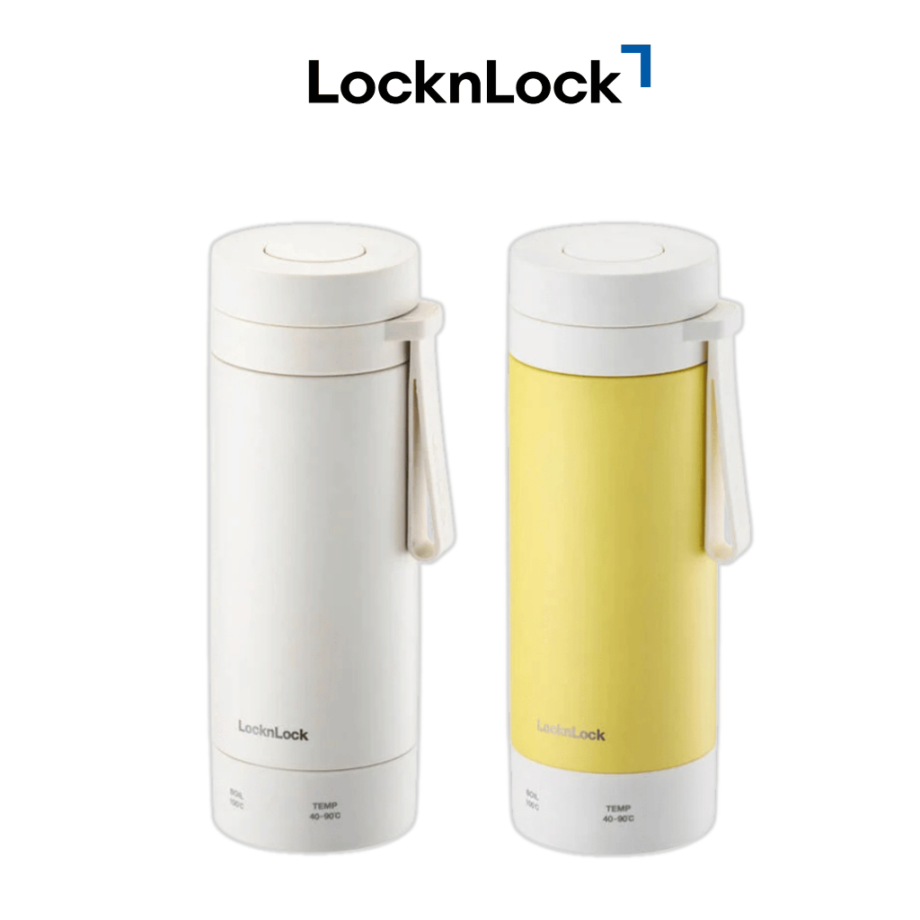 Bình Đun Giữ Nhiệt LocknLock Heating Tumbler EJC723 300ml – Ấm Điện Mini 2 Trong 1