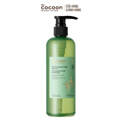 Gel tắm khuynh diệp & bạc hà Cocoon làm sạch và thư giãn 500ml