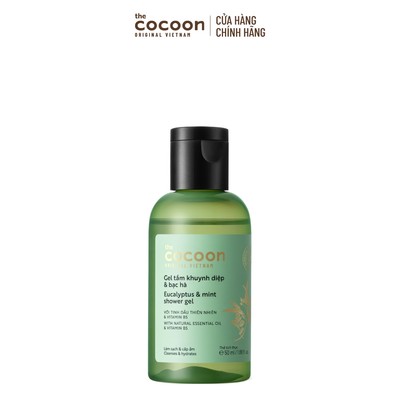 HÀNG TẶNG KHÔNG BÁN - Trial size - Gel tắm khuynh diệp & bạc hà Cocoon làm sạch và thư giãn 50ml