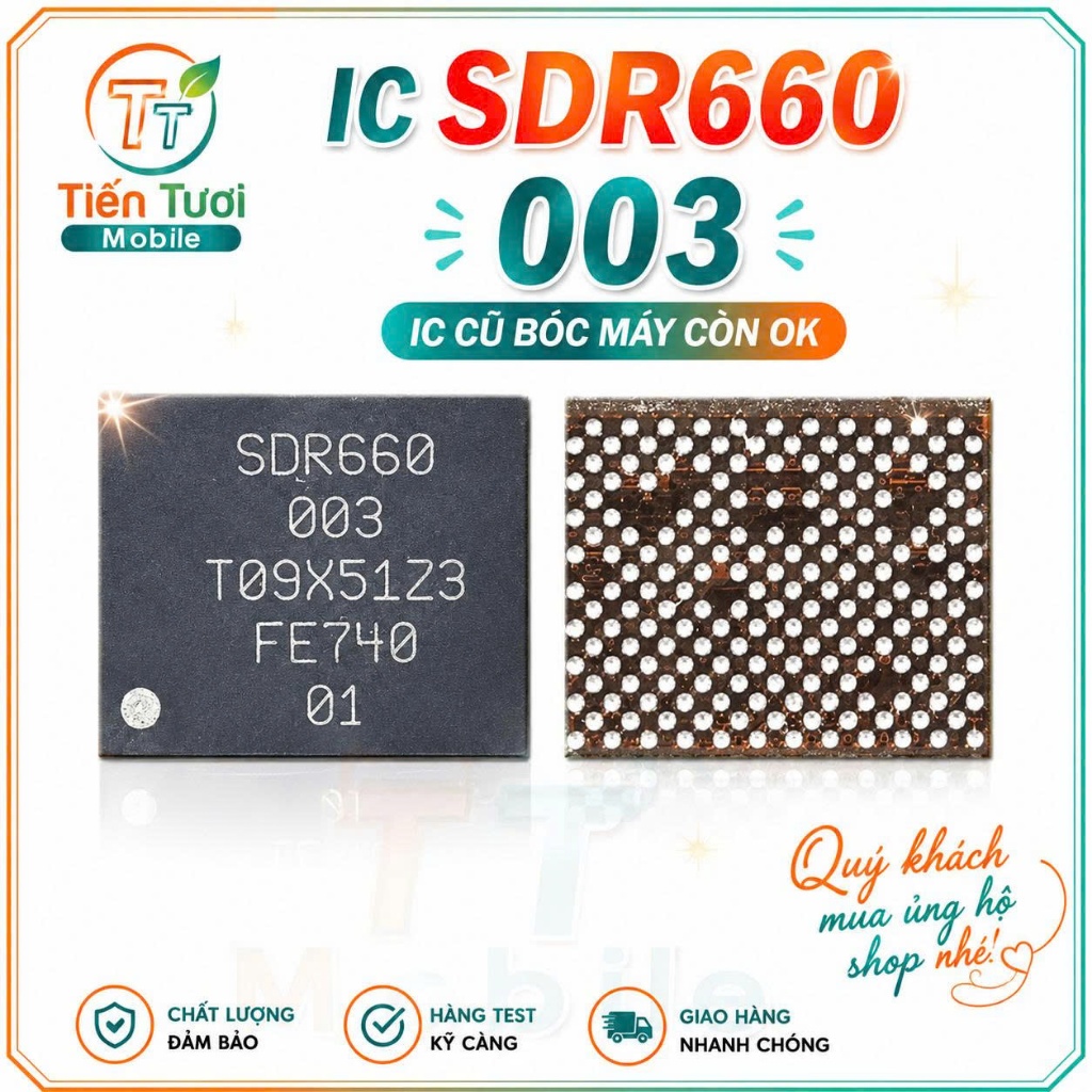 ic trung tần SDR660,bóc máy ok