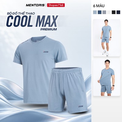 [MUA 1 TẶNG 1] Bộ Quần Áo Nam MENTORIS Vải Thun Lạnh Thoáng Khí, Form Gọn Gàng,Mặc Hằng Ngày MABT25S001
