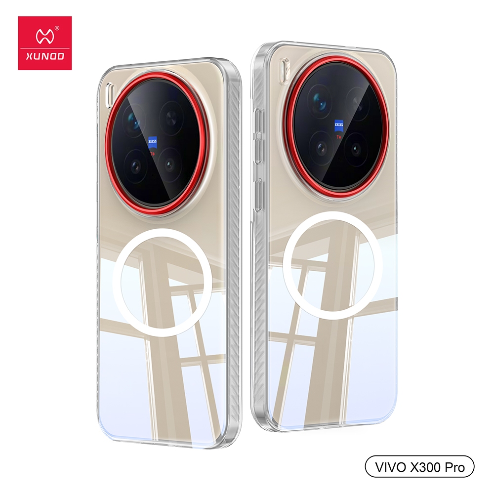 XUNDD Ốp lưng Vivo X300 X300 Ultra X300 Pro Case điện thoại từ tính, trong suốt như pha lê, siêu mỏn
