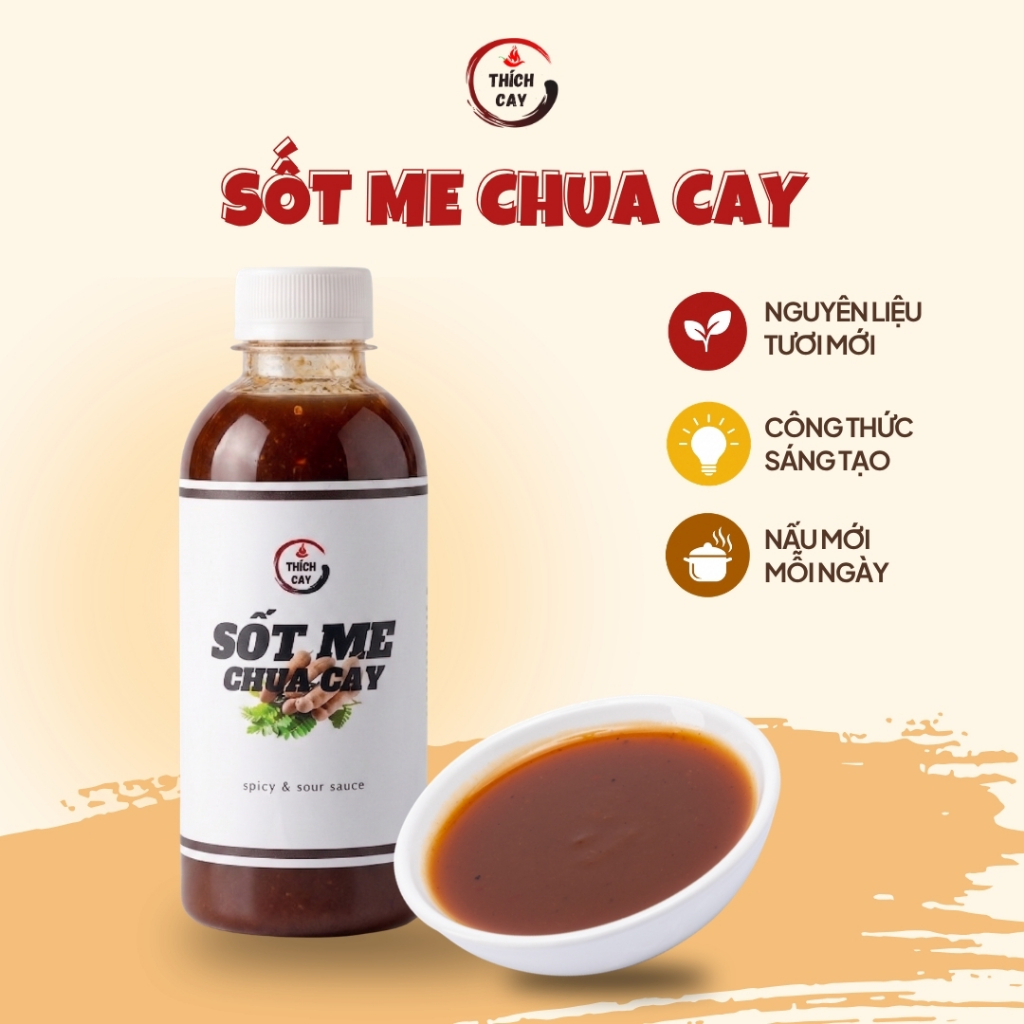 Sốt me đa dụng Thích Cay 250ml