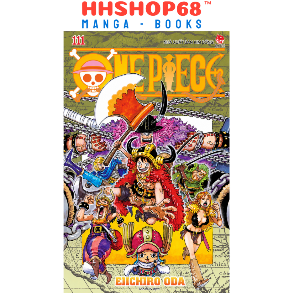 Truyện tranh - One Piece Tập 100 101 102 103 104 105 106 107 108 109 110 111 - NXB Kim Đồng