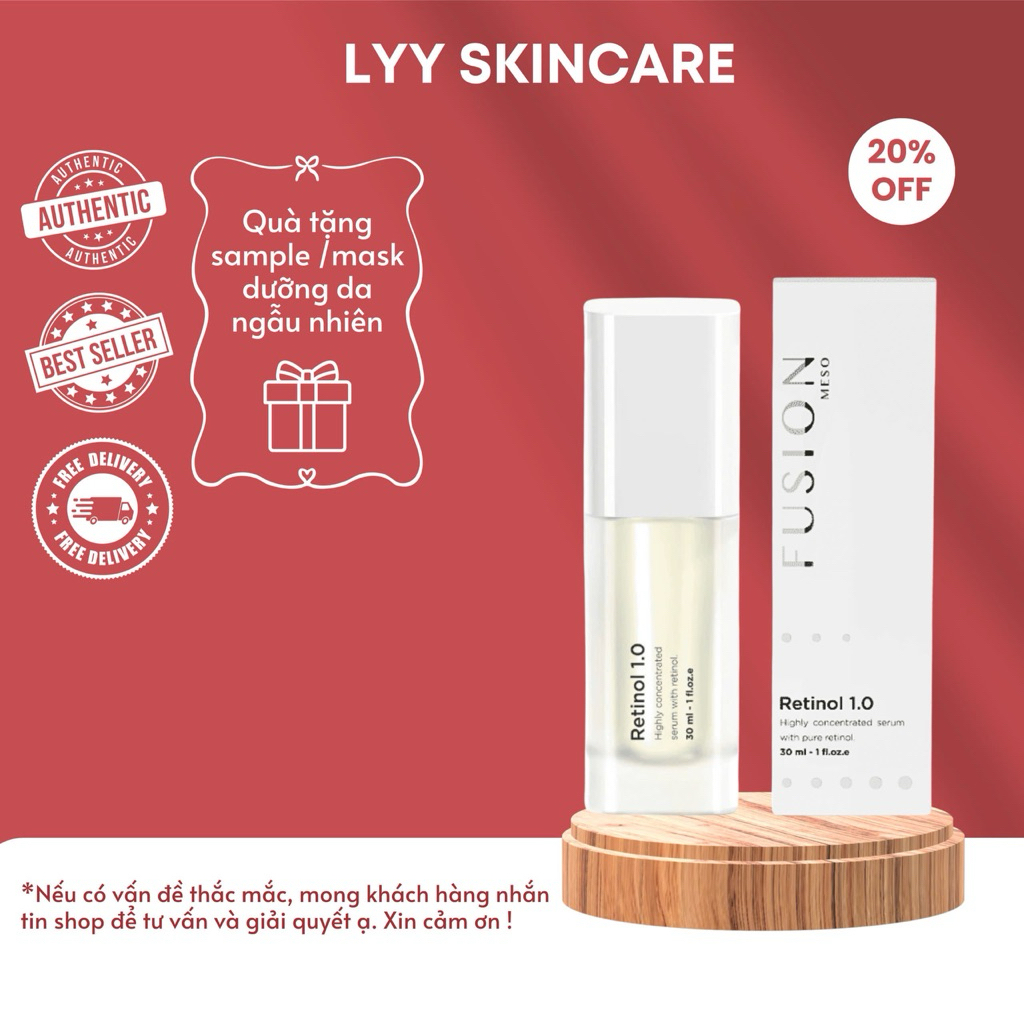 (Kèm Quà Tặng) Retinol 1.0 Fusion Meso 30ml