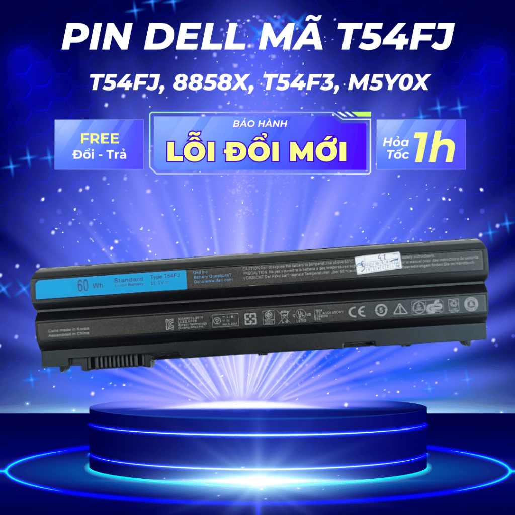 Pin Laptop Dell Latitude E5430 E5530 E6430 E6440 E6530 E6540 Vostro 3460 3560 Precision M2800 - Pin Dell New