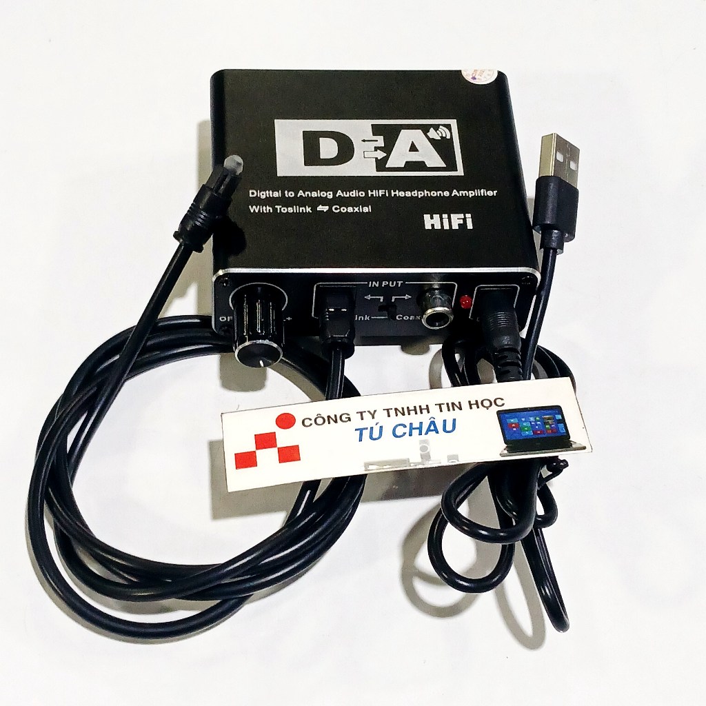 Bộ quang Optical Audio Converter Digital to Analog (Bộ chuyển âm thanh cáp quang Optical)