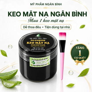 [TẶNG CỌ QUÉT] Keo lột mụn Ngân Bình 50g - Sạch mụn đầu đen, tế bào chết
