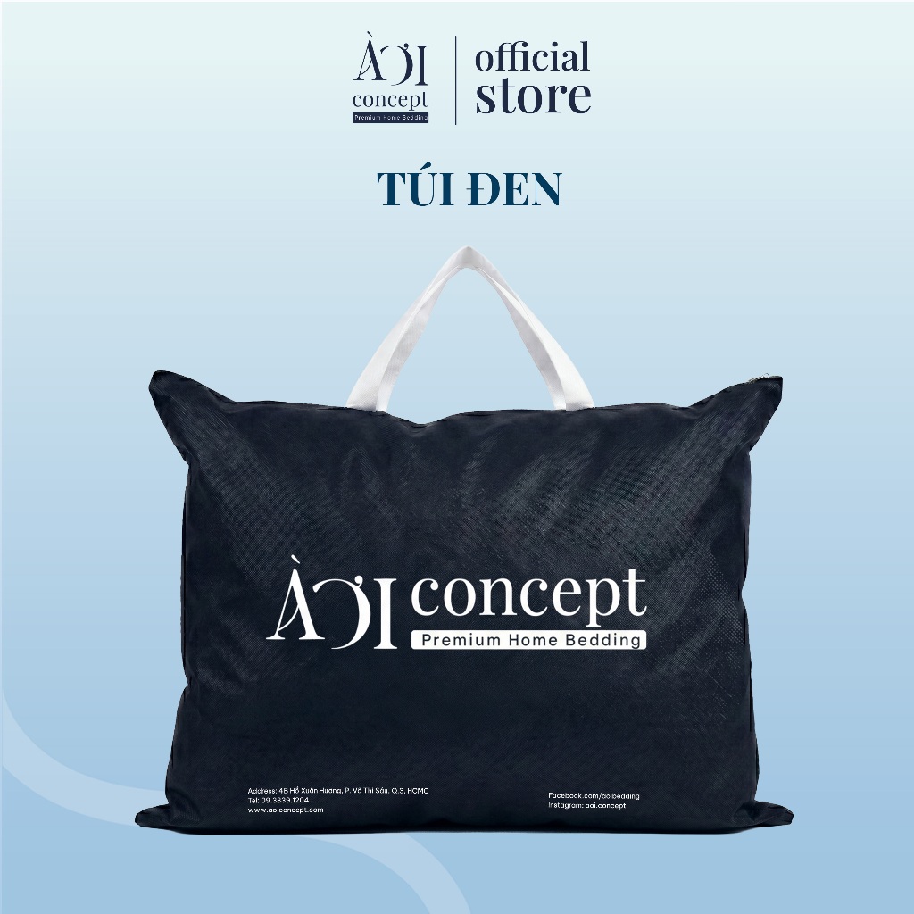 Túi Đen Vải Không Dệt Cao Cấp AOICONCEPT