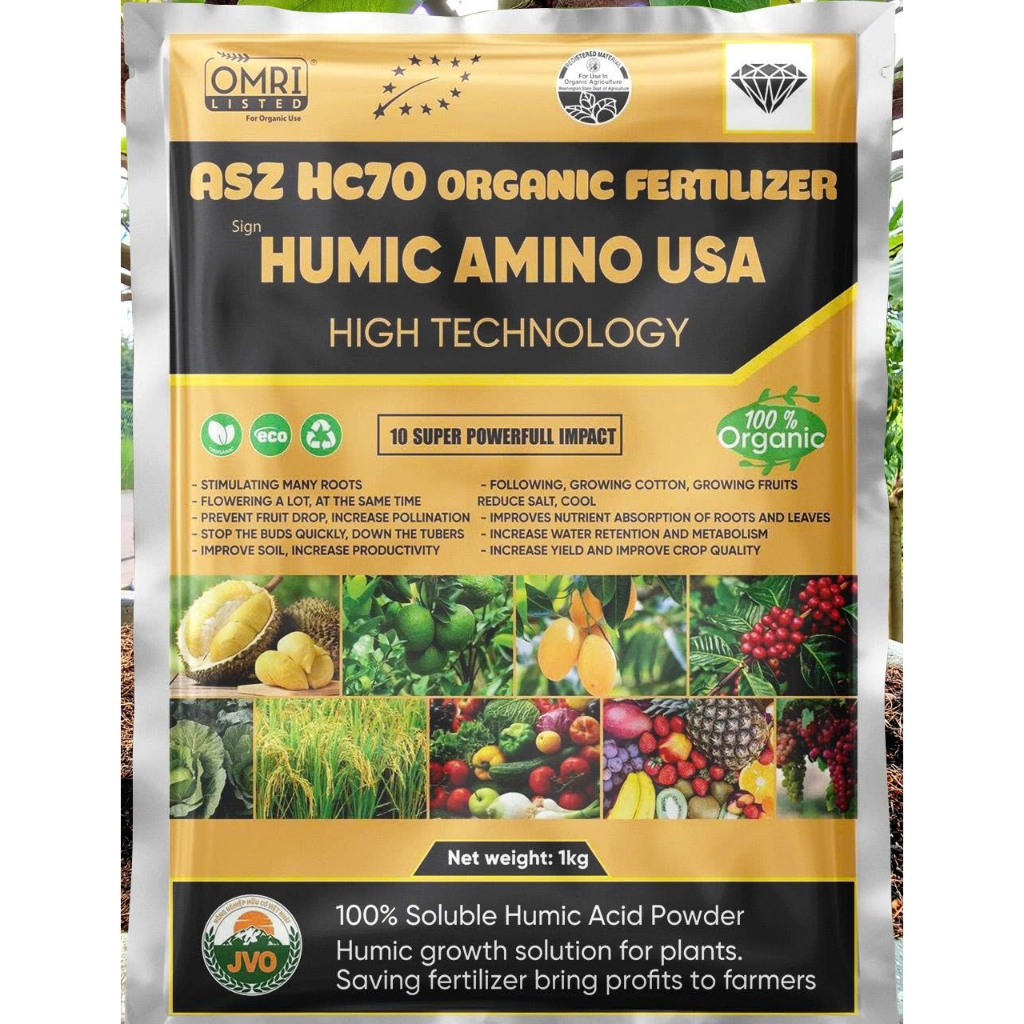 Phân bón Humic Amino USA 1KG kích rễ tăng trưởng cây