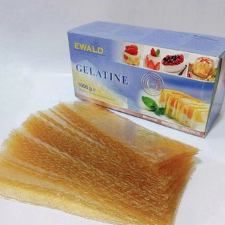 Lá Gelatin Đức (5 lá) - Gelatin lá Ewald chia lẻ từ hộp 1kg