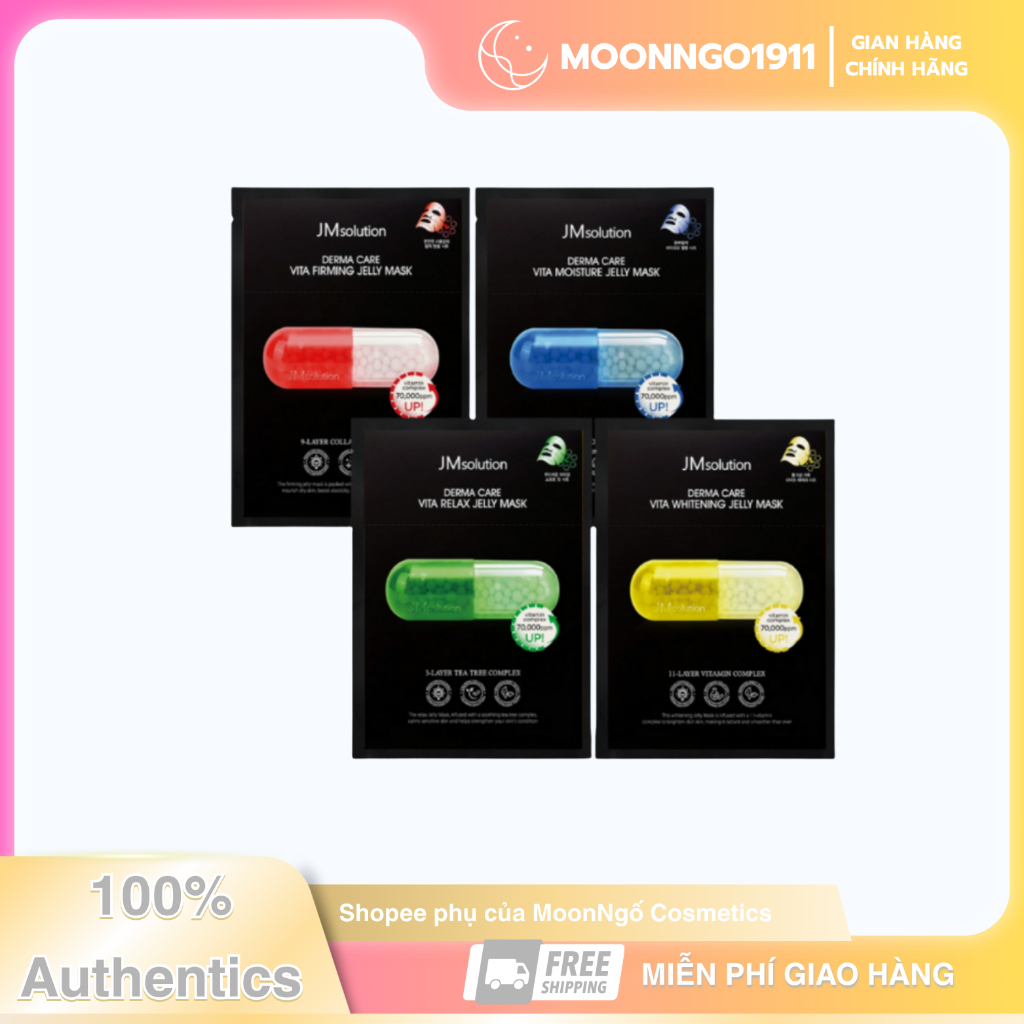(Hộp 10 mask) Mặt Nạ JMsolution Jelly Mask
