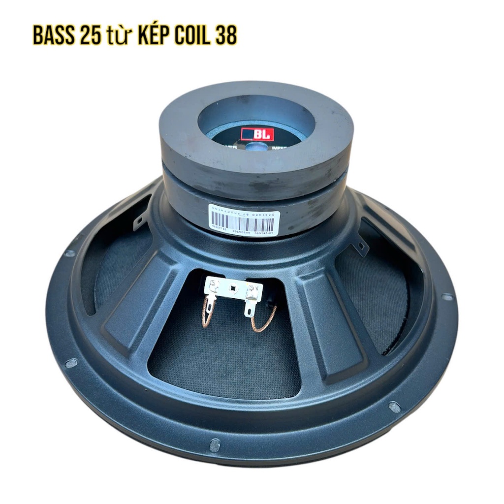 loa bass 25 từ kép 100+100 coil 38 - loa karaoke - loa kéo ( 1 củ )