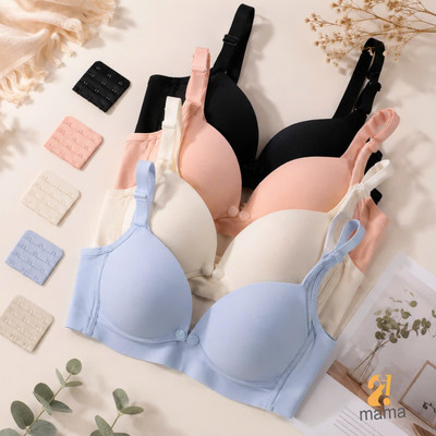 [+Tặng nới] Áo ngực bà bầu SU NON 2mama cho con bú mẫu mới gom ngực chống chảy xệ không gọng thoáng khí đàn hồi