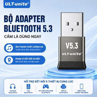USB Bluetooth 5.3 ULT-unite, Thế Hệ Mới, Âm Thanh Chất Lượng Cao, Kết Nối Tối Đa 5 Thiết Bị,..