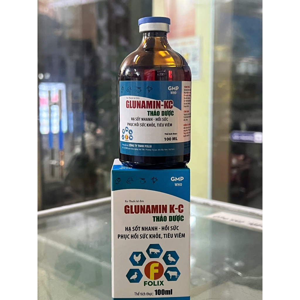 GLUNAMIN K-C THẢO DƯỢC - HẠ SỐT THẦN TỐC, HỒI SỨC CẤP TỐC ĐẠT CHUẨN GMP-WHO