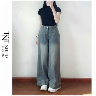 QUẦN JEAN DÀI BIGSIZE FORM DÁNG BASIC  [TNT SHOP BIGSIZE 60KG 90KG]
