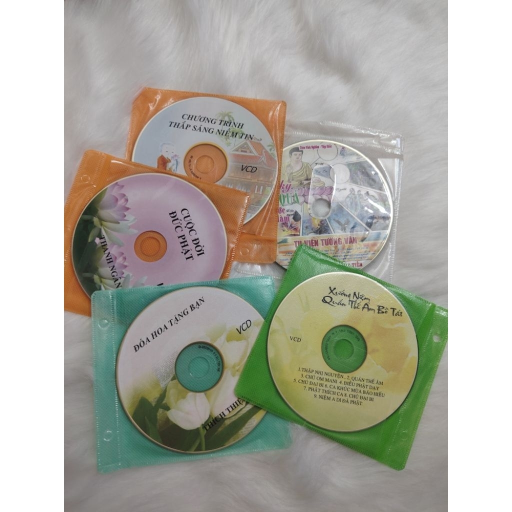 Combo 6 VCD về Phật giáo như hình