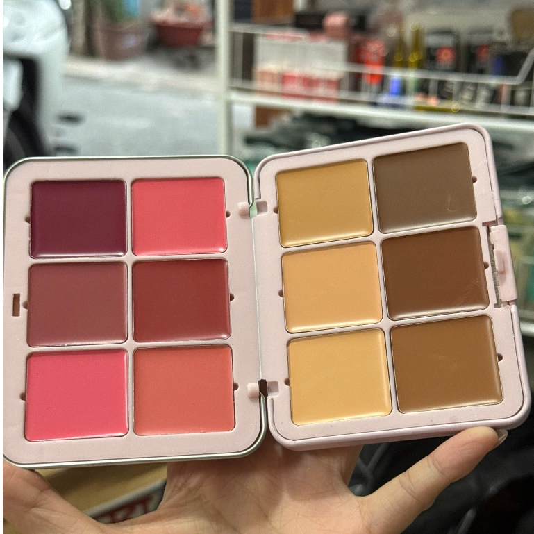 Bảng Má Hồng Kem + Khối Kem Carla Secret 12ô