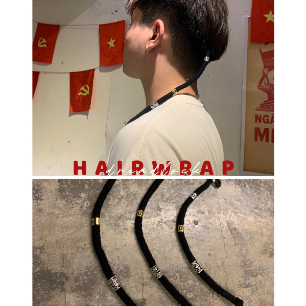 Kẹp Hairwrap dạng Dreadlock, Kẹp Hair wrap, kẹp Dreadlock Dangrangto, kẹp Hairwrap kèm charm (đọc kĩ