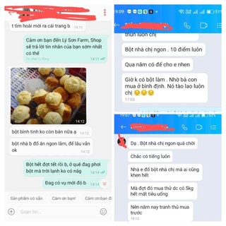 Bột bình tinh nguyên chất (bột mình tinh, củ dong) 1kg