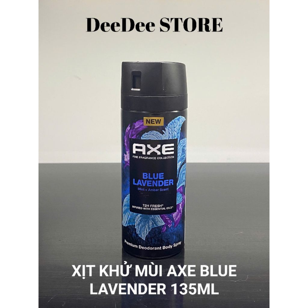 XỊT KHỬ MÙI AXE BLUE LAVENDER 135ML