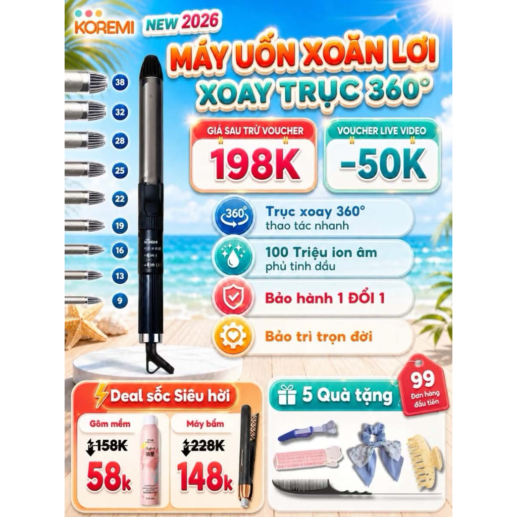 Pass máy uốn trục 13 (uốn hippi) cute