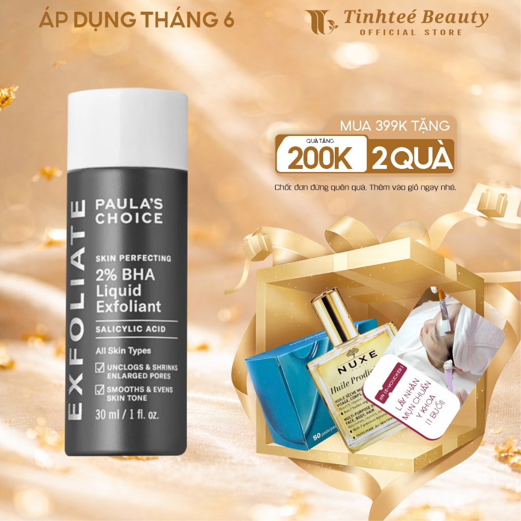 Dung dịch loại bỏ tế bào chết Paula's Choice 2% BHA 30ml