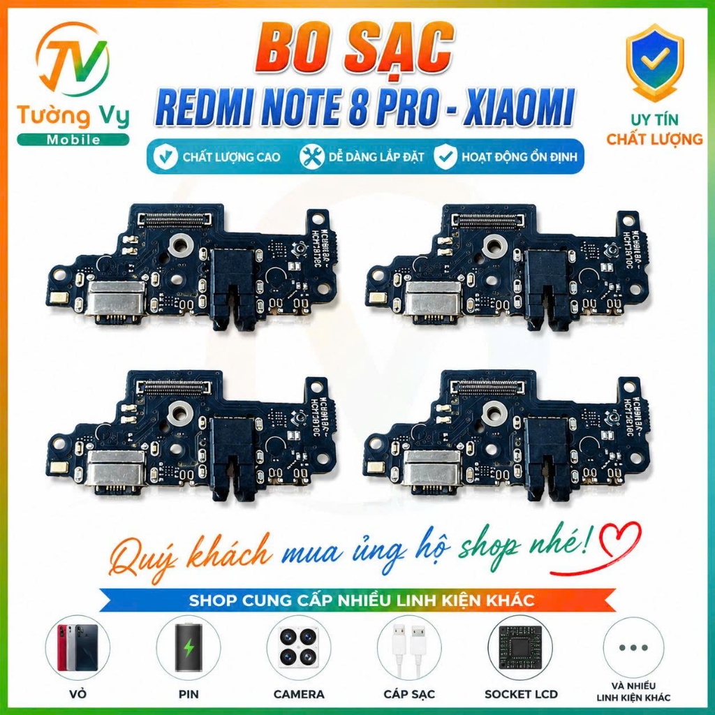Bo Sạc Xiaomi Redmi Note 8 Pro