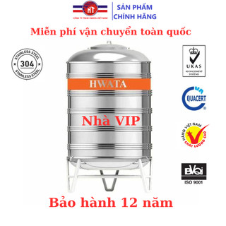 Bồn nước đứng inox304 hwata 2500l -5000 lit