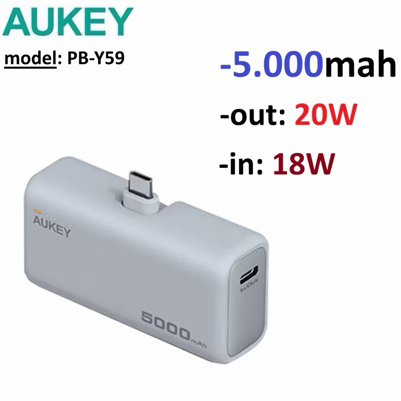 Pin Sạc Dự Phòng AUKEY PB-Y59 5000mAh 20W -Bảo Hành 6 tháng