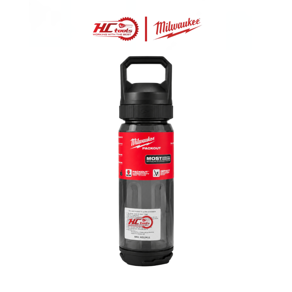 Bình Nước Milwaukee 4932498639 Packout 740ml Cao Cấp Chính Hãng - HCTools VN