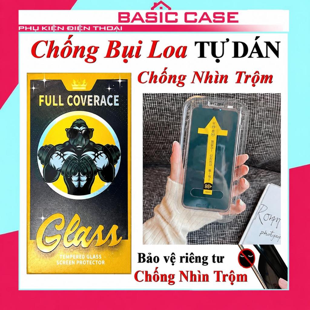 Kính Cường Lực Chống Nhìn Trộm có Khung Tự Dán Dành Cho iphone 7plus x xsmax 11 12 13 14 15 16 17 pro max plus