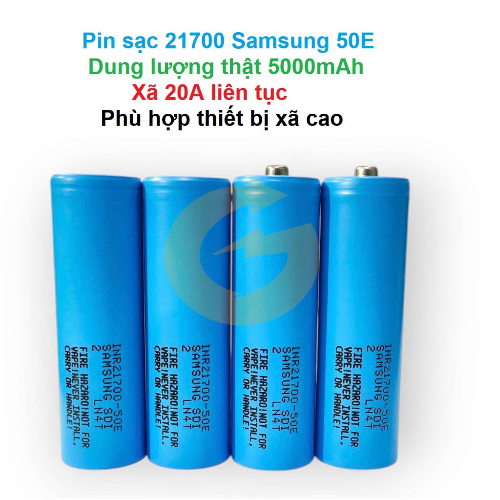 [P17] Pin sạc 21700 Samsung 50E SS50E 5000mah xả 20A 3.7v sạc đầy 4.2v hàng mới nguyên seal