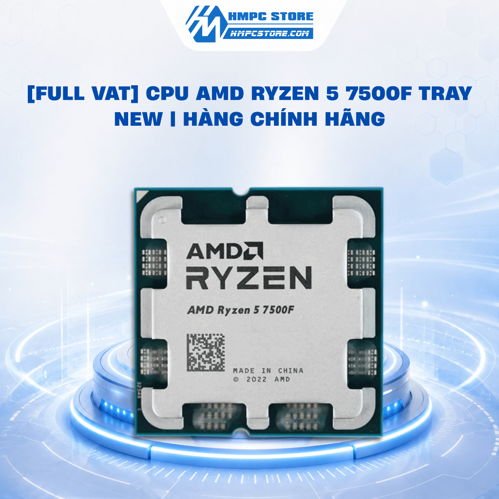 [FULL VAT] CPU AMD Ryzen 5 7500F Tray New | Hàng chính hãng, BH 36 tháng