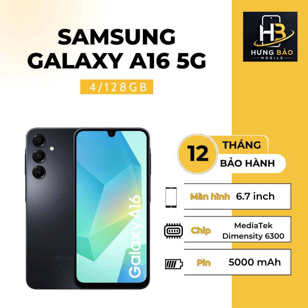 Điện Thoại Samsung Galaxy A16 5G 4GB/128GB.
