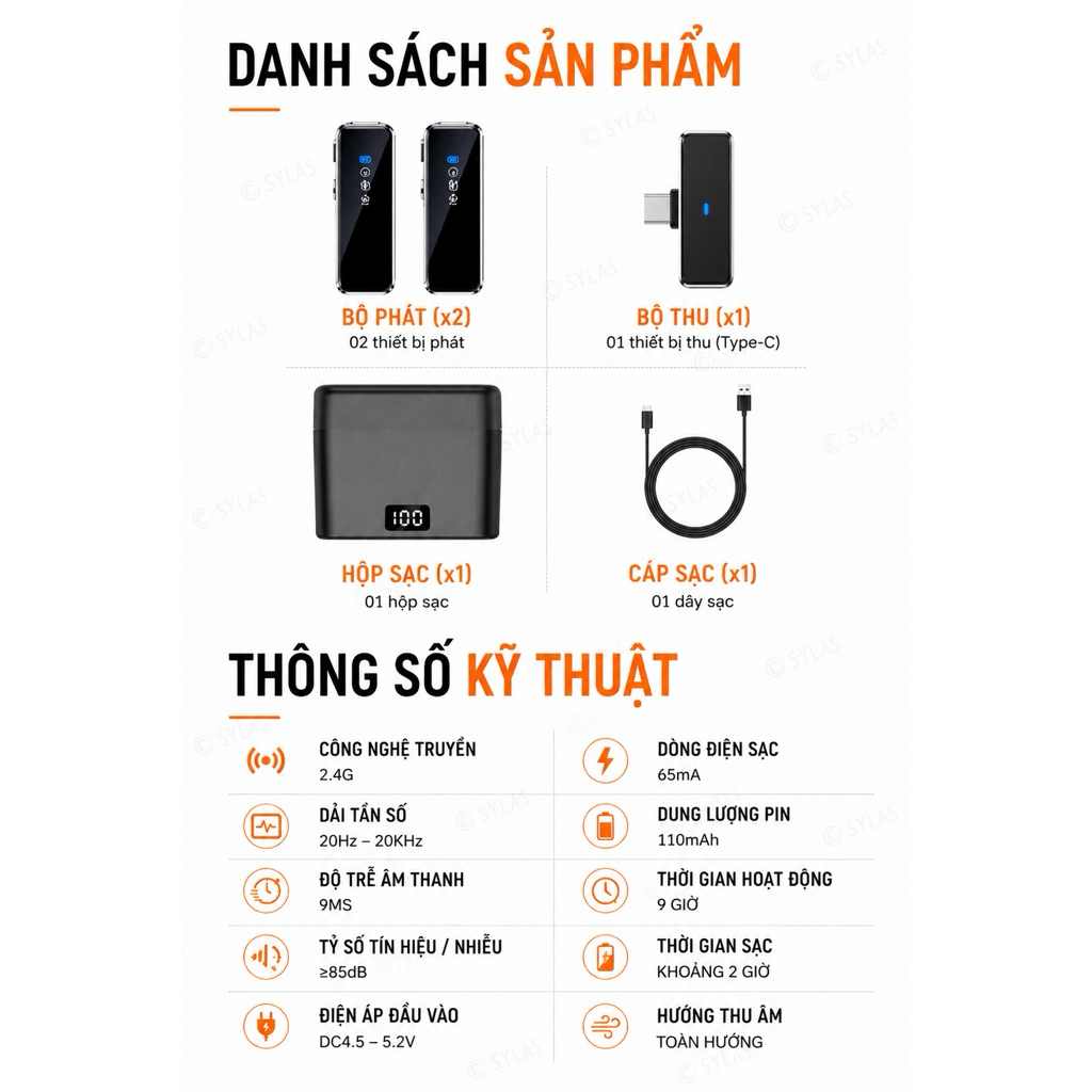 Mic Thu âm Không Dây Cài áo M31 Lọc ồn Thu Âm Chuyên Nghiệp Cho Livestream, Dạy Học, Phỏng Vấn, Quay Video | BigBuy360 - bigbuy360.vn