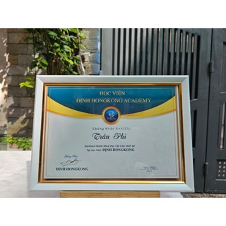 KHUNG BẰNG KHEN A3(30 *42)cm mặt kính hoặc mica