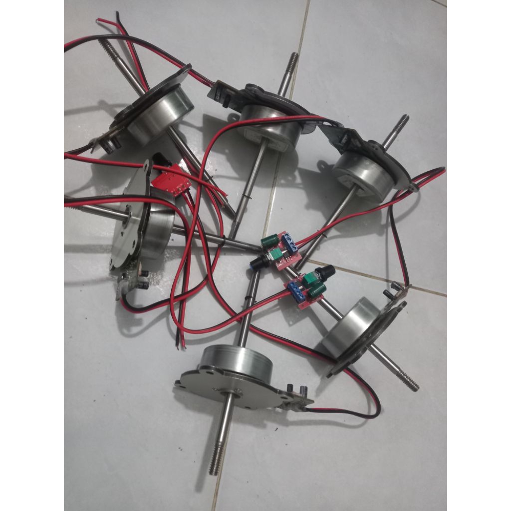 Motor Quạt, Động cơ không chổi than BLDC 12v-21v, Thay trục + pat (xem mô tả SP)